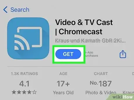 Image titled Connect Google Chrome to Chromecast on iPhone Step 1