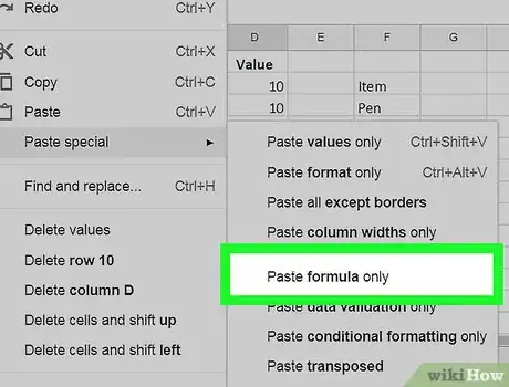 Image titled Copy Formulas on Google Sheets on PC or Mac Step 9