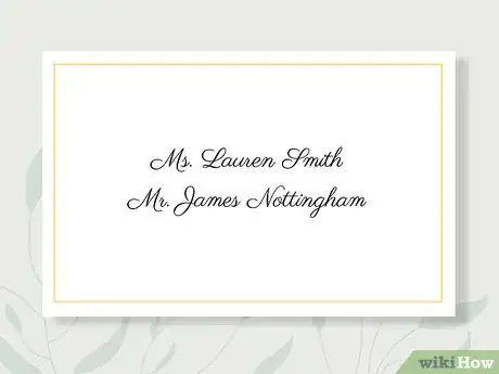 Image titled Address Wedding Invitations Without an Inner Envelope Step 7