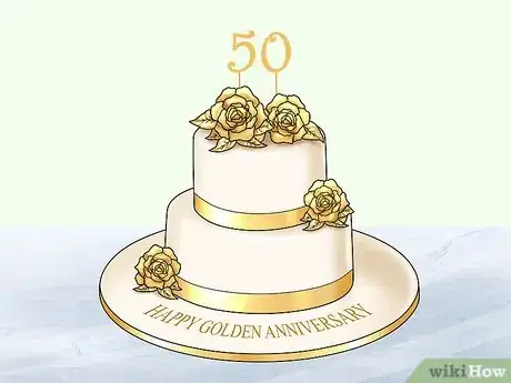 Image titled Plan For a Golden (50th) Wedding Anniversary Step 9