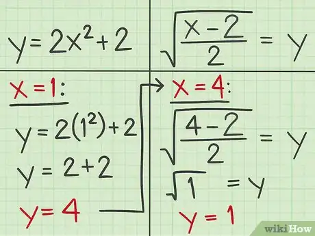 Image titled Find the Inverse of a Quadratic Function Step 7