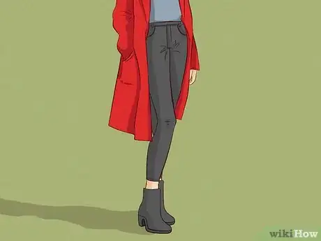 Image titled Style a Red Coat Step 5