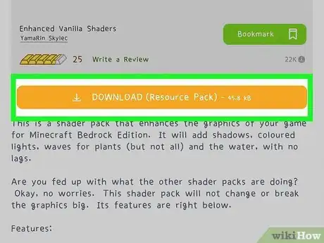 Image titled Download Shaders for Minecraft Pe Step 6