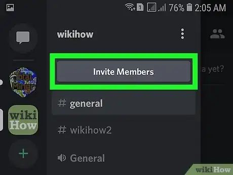 Image titled Invite People to a Discord Server on Android Step 4