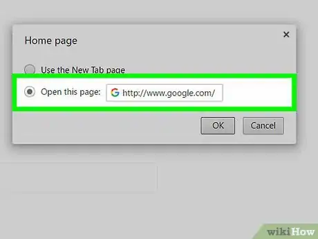 Image titled Set Homepage in Google Chrome Step 6