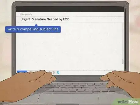 Image titled Write an Email with a Sense of Urgency Step 1