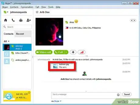 Image titled Transfer a File With Skype Step 6