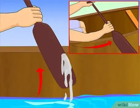 Image titled Paddle a Canoe Alone Using the J Stroke Step 9