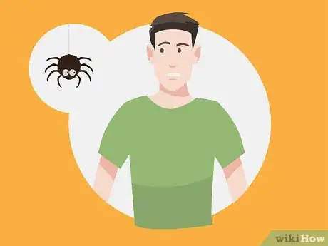 Image titled Overcome the Fear of Spiders Step 01