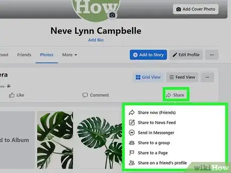 Image titled Share an Album on Facebook Step 7