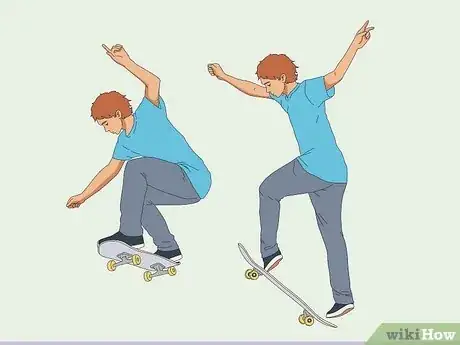 Image titled 180 on a Skateboard Step 13