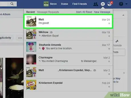 Image titled View Facebook Messages Without the Messenger Mobile App Step 5