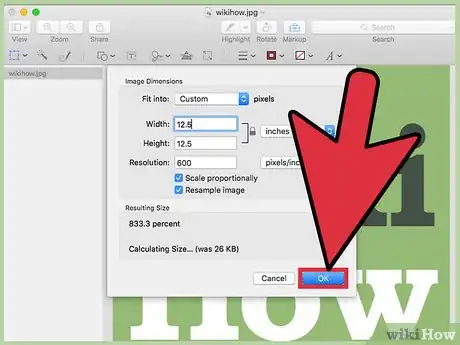 Image titled Resize Pictures (for Macs) Step 8