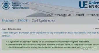 Obtain a TWIC Card