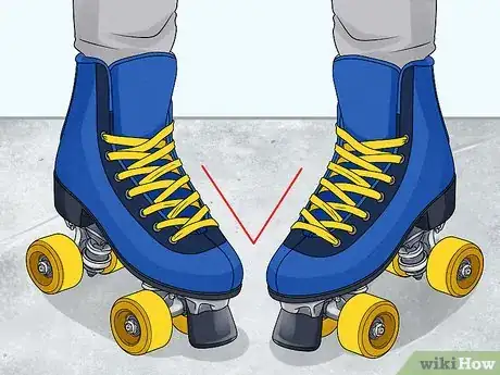 Image titled Do Tricks on Roller Skates Step 1