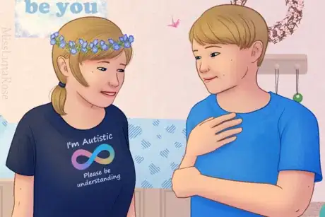 Image titled Autistic Teen Siblings Chatting.png