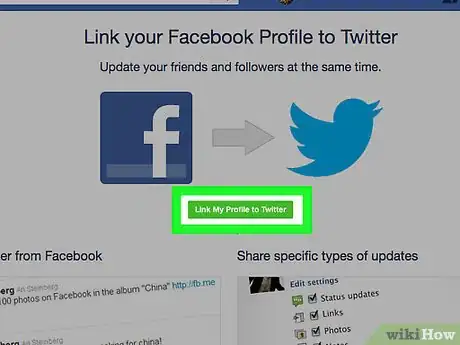 Image titled Link Facebook to Twitter Step 2