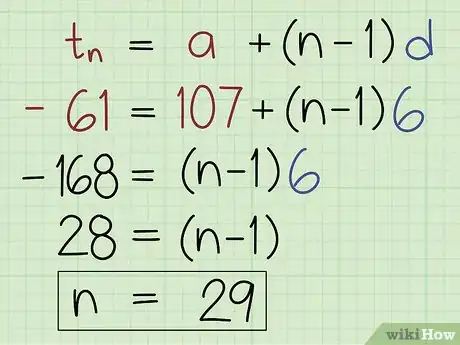 Image titled Find a Number of Terms in an Arithmetic Sequence Step 3