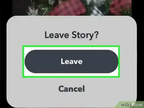 Image titled Remove Yourself from a Private Snapchat Story Step 6