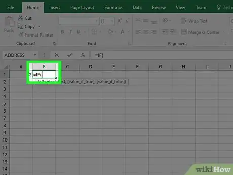 Image titled Use If‐Else in Excel Step 5