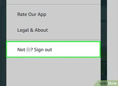 Image titled Logout of Amazon on iPhone or iPad Step 4
