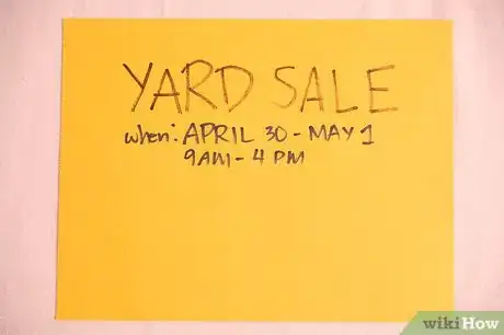 Image titled YardSaleSigns Step 3