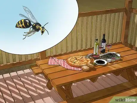 Image titled Keep Wasps Away from a Wood Deck Step 1