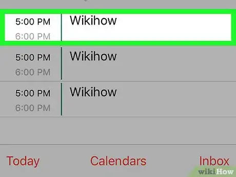 Image titled Use the iPhone's Calendar App Step 13