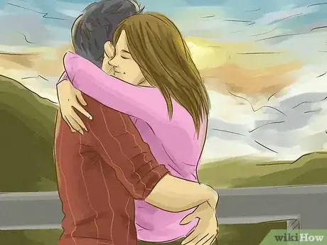 Image titled Hug Romantically Step 1
