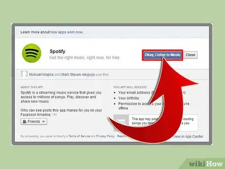 Image titled Put Music on Facebook Step 13