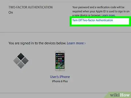 Image titled Turn Off Two‐Factor Authentication on an iPhone Step 8