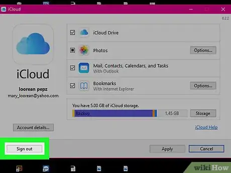 Image titled Uninstall iCloud for Windows Step 6