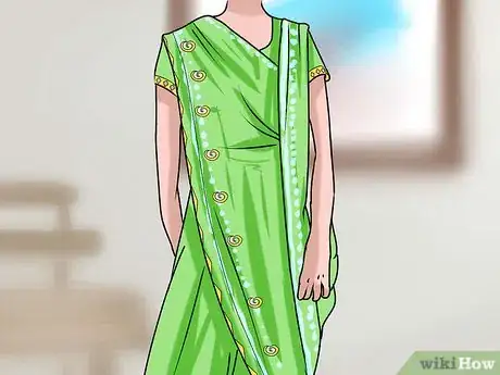 Image titled Dress in a Ghagra Choli (Indian Dress) Step 10