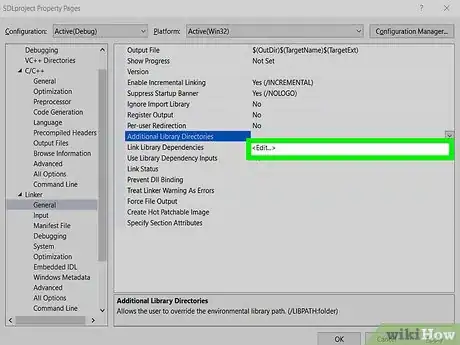 Image titled Set Up SDL with Visual Studio 2017 Step 10