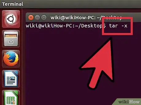 Image titled Extract Tar Files in Linux Step 4