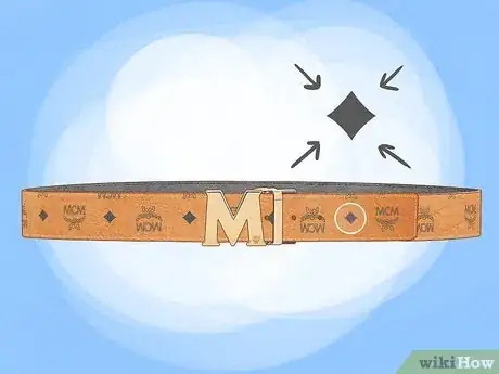 Image titled Tell if an MCM Belt Is Fake Step 3