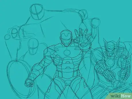 Image titled Draw the Avengers Step 8