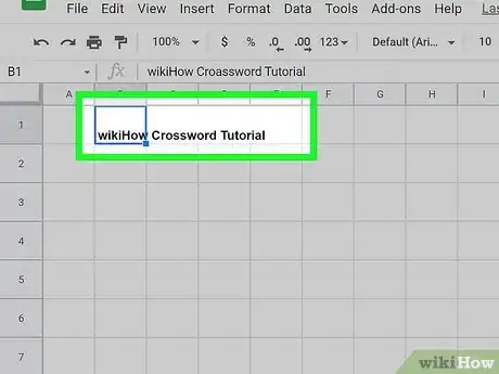 Image titled Make a Crossword Puzzle on Google Docs Step 5