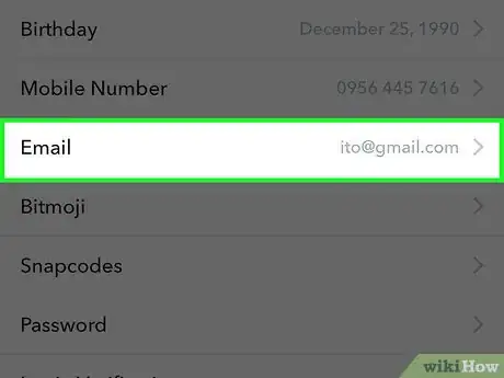 Image titled Change Your Snapchat Email Step 4