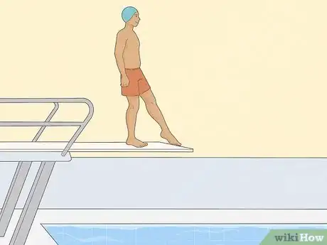 Image titled Do a Swan Dive From the Side of a Swimming Pool Step 3