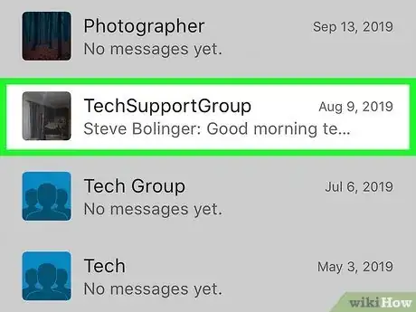 Image titled Unhide Messages on Groupme on iPhone or iPad Step 2