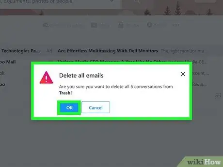 Image titled Delete All Messages in Yahoo Mail Step 17