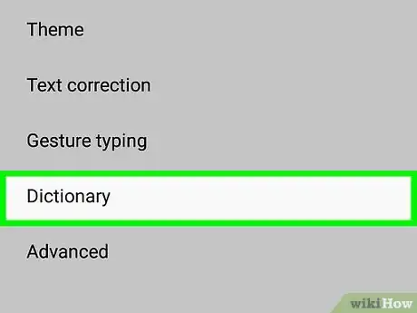 Image titled Clear Learned Words on Galaxy Step 6