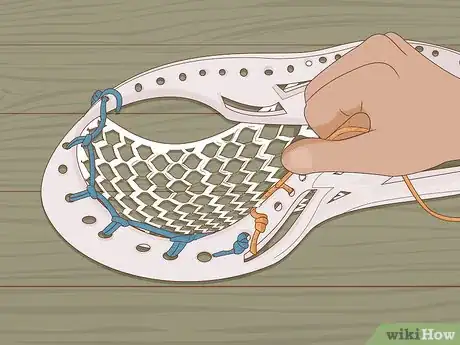 Image titled String a Lacrosse Stick Step 14