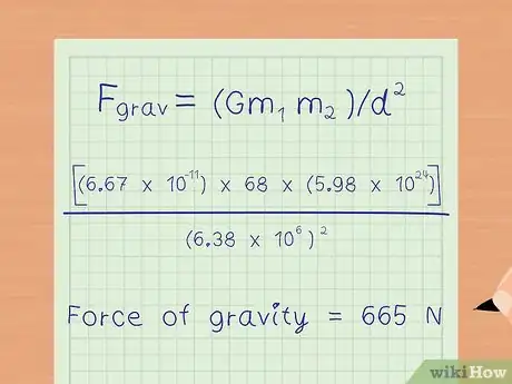 Image titled Calculate Force of Gravity Step 5