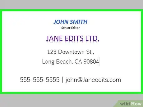 Image titled Make Business Cards in Microsoft Word Step 21
