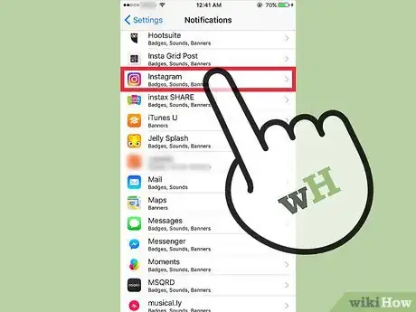 Image titled Turn Off Instagram Notifications on an iPhone Step 3