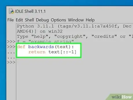 Image titled Reverse a String in Python Step 5