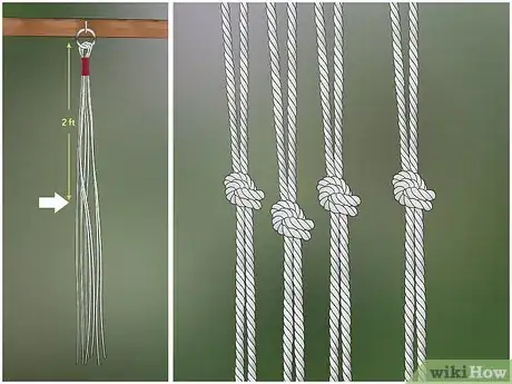 Image titled Hang Planters with Knotted Rope Step 3