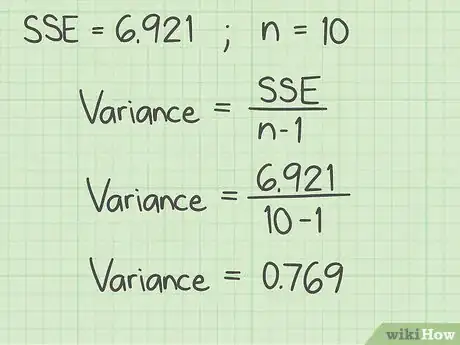 Image titled Calculate the Sum of Squares for Error (SSE) Step 14